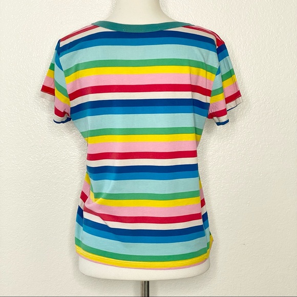 PAM & GELA Colorful Striped T-Shirt - Picture 2 of 6